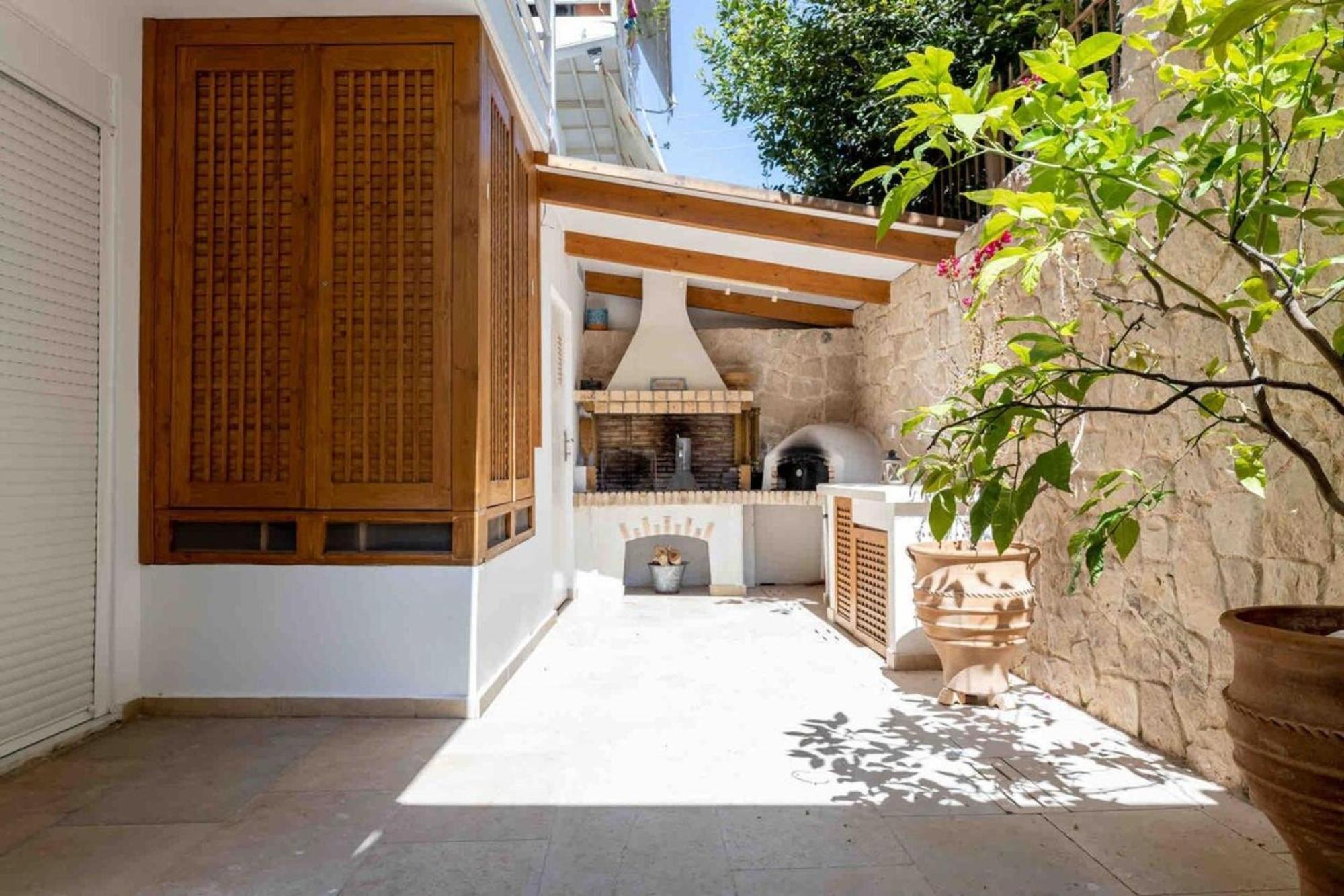 Ferienwohnung The Garden House At Alimos Athen Exterior foto